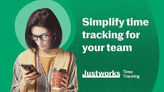 Time tracking simplified  Justworks Time Tracking [upl. by Querida]