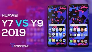 Huawei Y7 vs Y9 2019  comparativa en Español [upl. by Franciskus409]