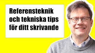 Referera och citera med APAstilen En praktisk guide med exempel [upl. by Atiuqat]