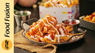 Street Style Masala French Fries At Home Recipe by Food Fusion [upl. by Hillhouse]