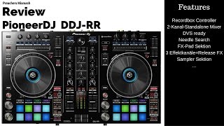 PIONEER DDJRR Controller Test Review Deutsch 2016 RecordboxDJ [upl. by Indihar]