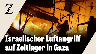 Viele Tote in Gaza nach Angriffen auf ein Zeltlager [upl. by Anilegna990]