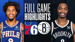 76ERS at NETS  FULL GAME HIGHLIGHTS  March 5 2024 [upl. by Wendolyn422]