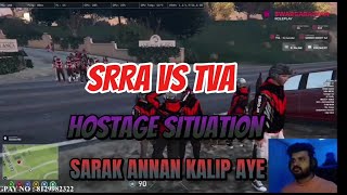 TVA VS SRRA HOSTAGE SITUATION 🫡 tva blindrebel eaglegaming srra gtav gtarp swrp situation [upl. by Bac]