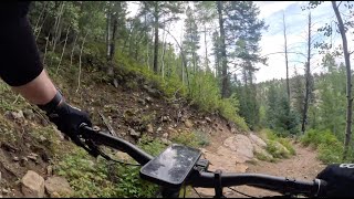 Millsite Trail  chill blue flow down Maryland Mountain  Black Hawk  Colorado [upl. by Ardnuahc356]