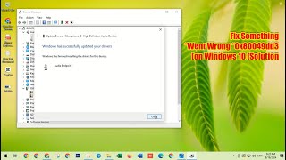 Fix Something Went Wrong “0x80049dd3” on Windows 10 Solution 2024 [upl. by Lenehc]