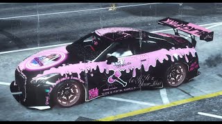 Black Pink Nissan GT R GTA5 Mod [upl. by Glynias201]