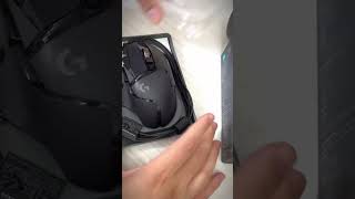 Unboxing logitech g502 hero Best mouse for gaming gaming logitech [upl. by Kralc]