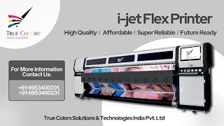 ijet Flex PrinterSolvent Printer 512i True Colors Solvent Printer uvprinting printing print [upl. by Adnouqal]