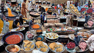 Village Marriage Ceremony in Afghanistan  Mega Kabuil Pulao  Roasted Chicken [upl. by Olivier]