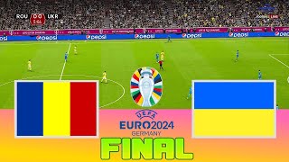 ROMANIA vs UKRAINE  UEFA EURO 2024  Group Stage  Full Match [upl. by Dublin168]