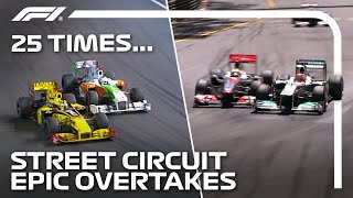 25 Times Drivers Made Epic Overtakes At Street Circuits [upl. by Rick]