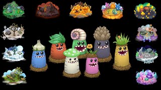 Dipsters on All Islands  Sounds and Animations  My Singing Monsters [upl. by Ardenia]