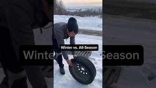 Winter vs AllSeason Tires🛞❄️ towtime401 [upl. by Ecneitap]