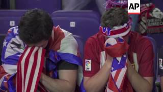 Heartbreak for Atletico fans in Madrid [upl. by Ludvig]