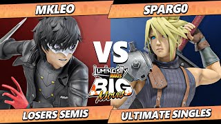 LMBM 2024 Losers Semis  MkLeo Joker Vs Spargo Cloud Smash Ultimate  SSBU [upl. by Malone]