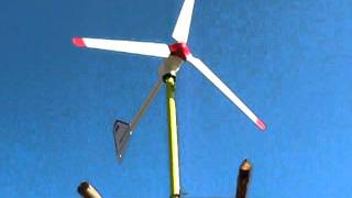 Turbina Eoliana de 25KW wwwAlternativePureEnergyro Part1 [upl. by Emerick]