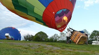 Hot Air Balloons  Inflate Launch and Chase [upl. by Eecyak]