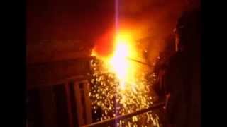 Thermic Lancing to remove steel beams [upl. by Nine]