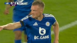 Jamie Vardy Goal Leicester City vs Tottenham Hotspur 11 All Goals and Highlights 202425 [upl. by Darsey457]