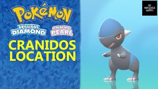 Cranidos Location in Pokemon Brilliant Diamond  Skull Fossil [upl. by Cornew]