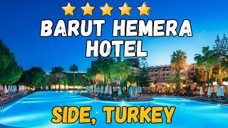 Barut Hemera Hotel  Side Turkey AllInclusive Resort [upl. by Ellenwahs]