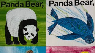 Panda bear panda bear what do you see slide and find  ￼read Aloud  By Bill Martin Jr Eric Carle [upl. by Ramonda267]