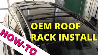 How To Install OEM Ford Escape Roof Rack HOW TO ESCAPE [upl. by Jarvey]