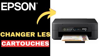 Comment changer les cartouches dencre sur Epson Expression Home XP2205 [upl. by Eineeuq980]