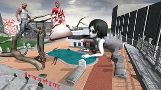 Franklin and Kamla Kill Giant Baby Ghost Carryminati  Funny Gameplay Indian Bikes Driving 3d 🤣🤣 [upl. by Zemaj]