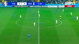 Italy vs France 13  UEFA Nations League 2024  Full Match LIVE Now [upl. by Anividul]