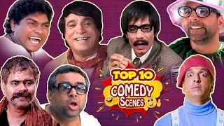 Top 10 Bollywood Comedy Scenes  Akshay Kumar  Paresh Rawal  Johnny Lever  Rajpal Yadav [upl. by Aivin810]