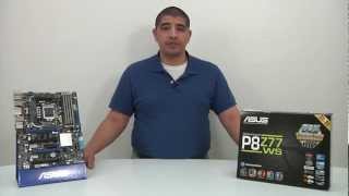 ASUS P8Z77 WS Motherboard Handson Review [upl. by Halonna]