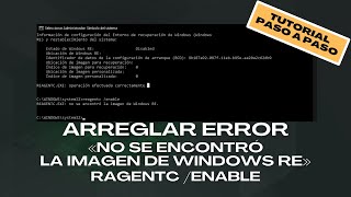 Cómo ARREGLAR ERROR quotREAGENTC ENABLEquot en el ERROR 0x80070643 al ACTUALIZAR WINDOWS 10 KB5034441 [upl. by Redman]