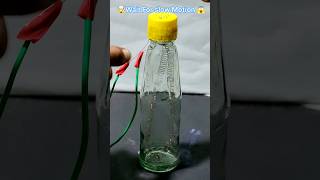 Copper Spring Inside Glass Bottle Electrical Experiment GONE WRONG SHOCKING [upl. by Ednarb]