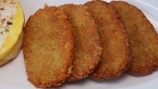 Hash Browns Recipe Perfect Hash Brown Recipe at Home McDonalds Style [upl. by Ylrad]