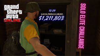 Cayo Perico Heist Elite Challenge in 1229 Easy Escape with Bearer Bonds [upl. by Ennovyhc]