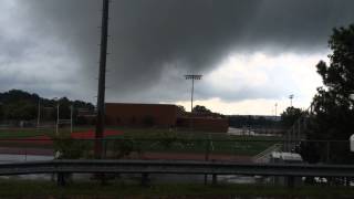 Tornado over Wolcott High School [upl. by Ardnama]