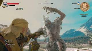 4K The Witcher 3 Death March easy way to get Golyat Trophy [upl. by Yrneh]