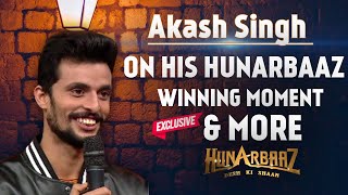 Hunarbaaz Winner Akash Singh On His Winning Moment Bharti HarshRelationship With Parineeti amp More [upl. by Alekat]