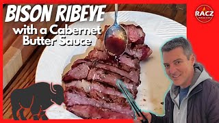 Bison Ribeye  Reversed Seared  How To [upl. by Larena]