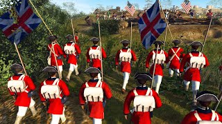 1000 Red Coats Siege BUNKER HILL  Men of War BITFA Mod Battle Simulator [upl. by Drawets]