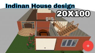 20X100 house design Indian House plan [upl. by Airdnaid119]