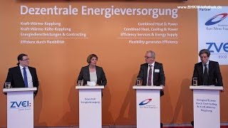 HMI 2015 Diskussion zur Novelle des KWKG und dem Ausbauziel von 25 Prozent KWKStrom [upl. by Koh]