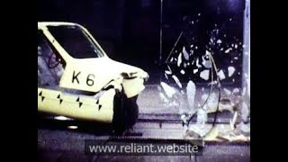 Reliant Crash Test at MIRA [upl. by Lienhard]