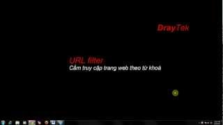 DrayTek URL Content Filter [upl. by Bohman]