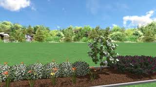 First Landscape Design with Realtime Landscaping Pro 2018 [upl. by Sunderland]