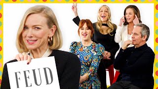 Feud Cast Test How Well They Know Each Other  Vanity Fair [upl. by Schwab]