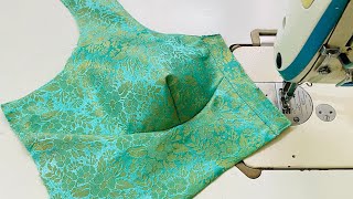 Round Cut Belt Blouse Cutting and Stitching  Round Belt Blouse Cutting Easy Method [upl. by Ahtera]