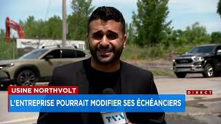 Northvolt pourrait revoir l’échéancier de son projet au Québec en raison d’une «pression importante» [upl. by Atihcnoc82]